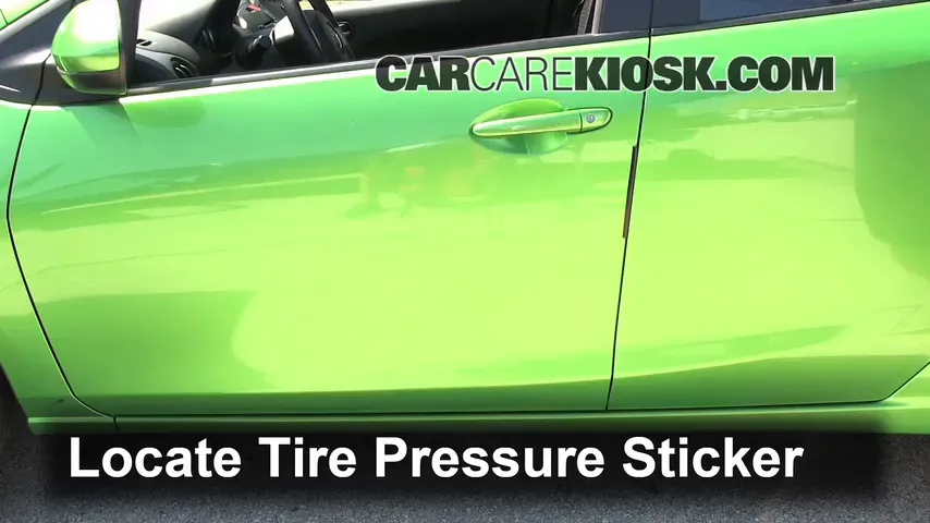2012 Mazda 2 Touring 1.5L 4 Cyl. Hatchback (4 Door) Tires & Wheels Check Tire Pressure